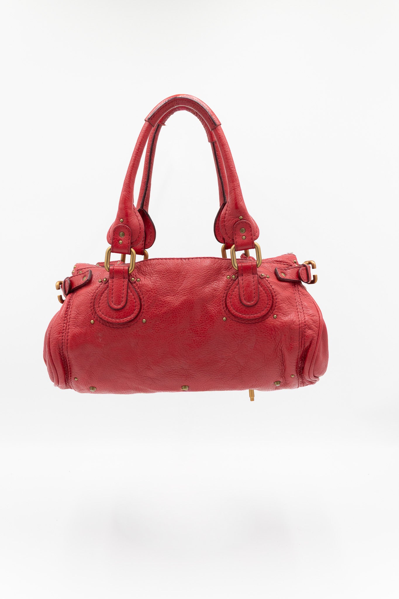 Chloé Paddington Medium in Red Leather