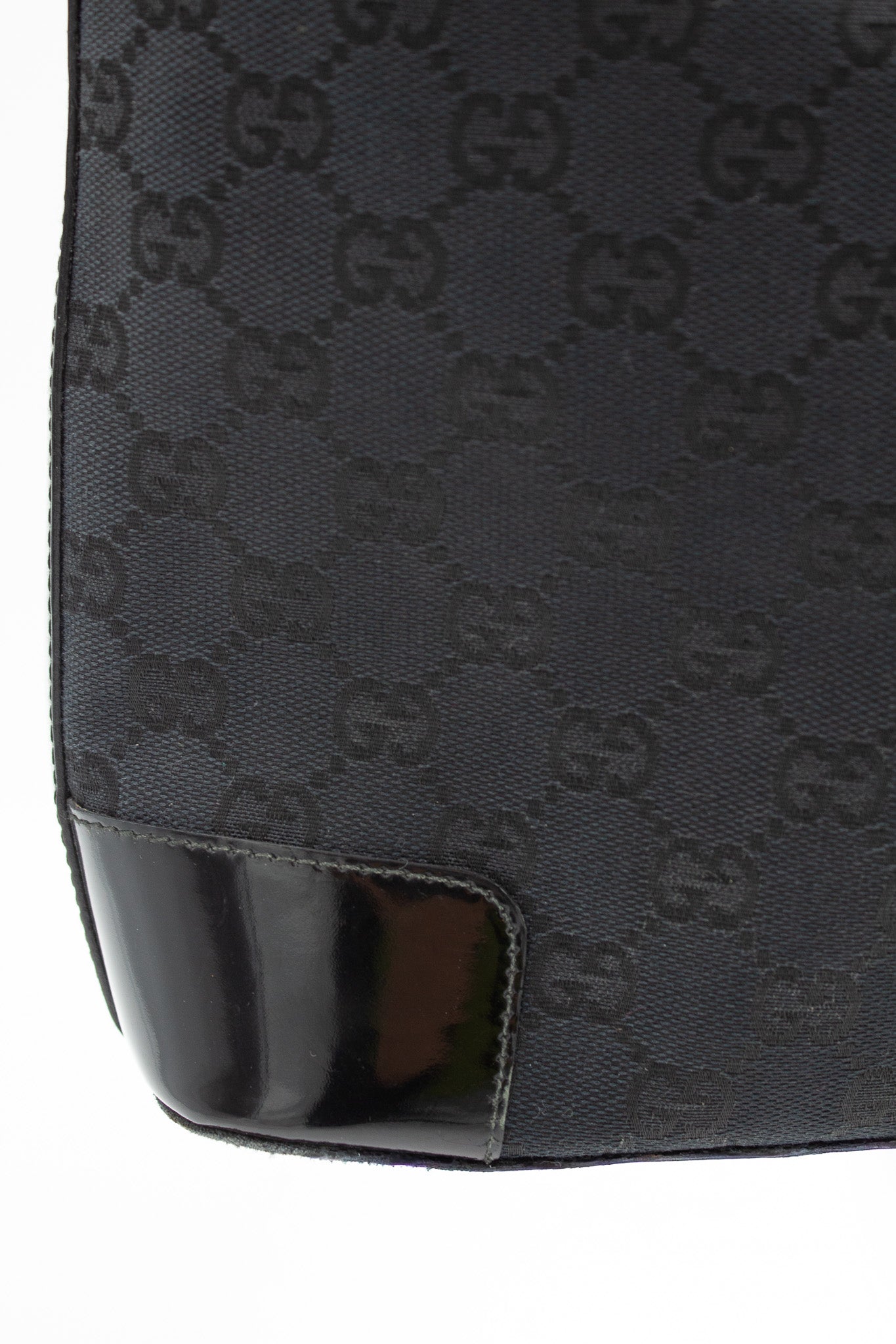 Gucci GG Canvas Black Shoulder Bag