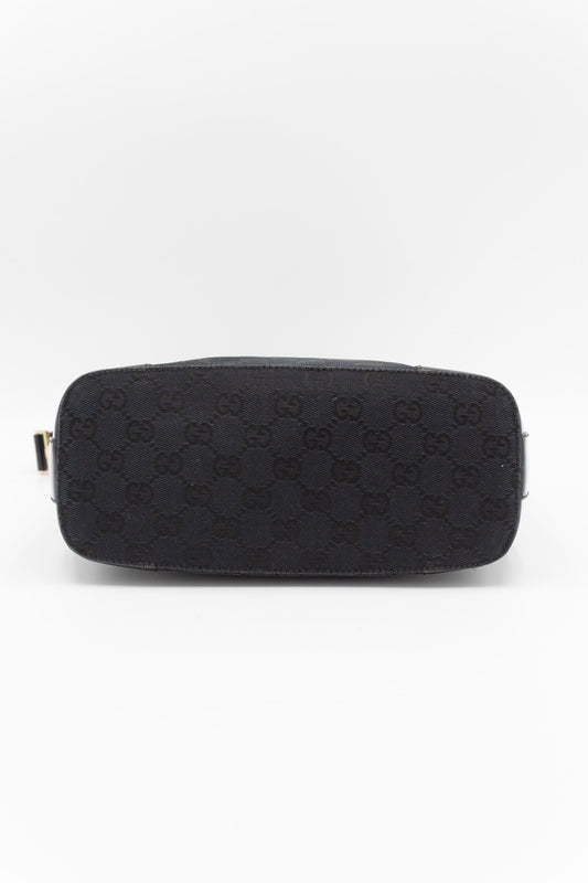Gucci GG Canvas Black Shoulder Bag