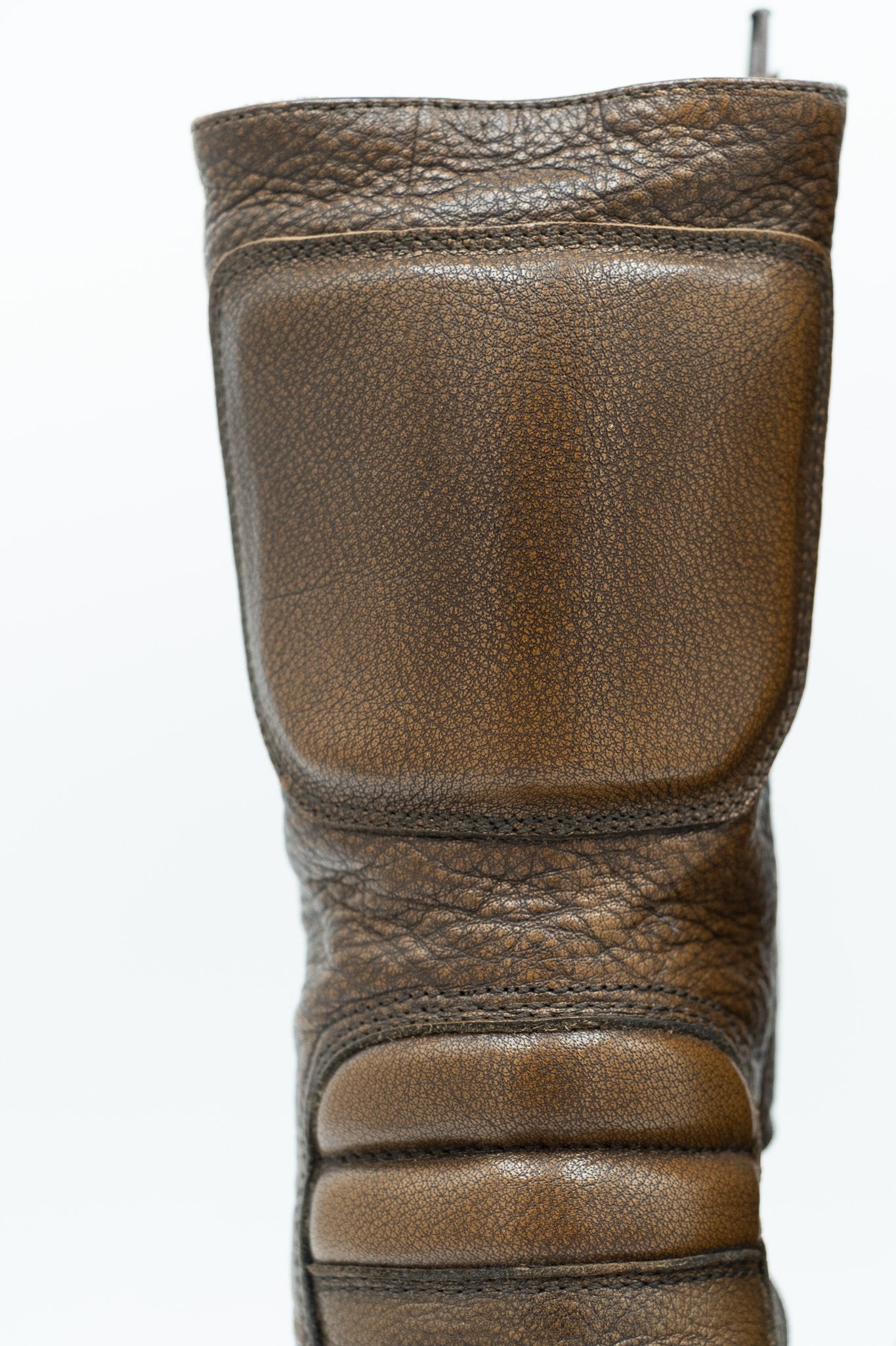Miu Miu brown leather boots – late 1990s runway