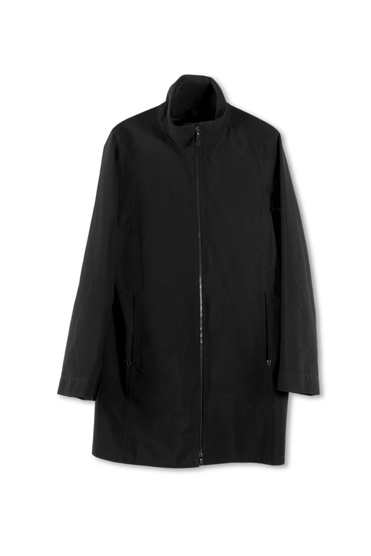 Spolverino Prada in nylon nero da uomo