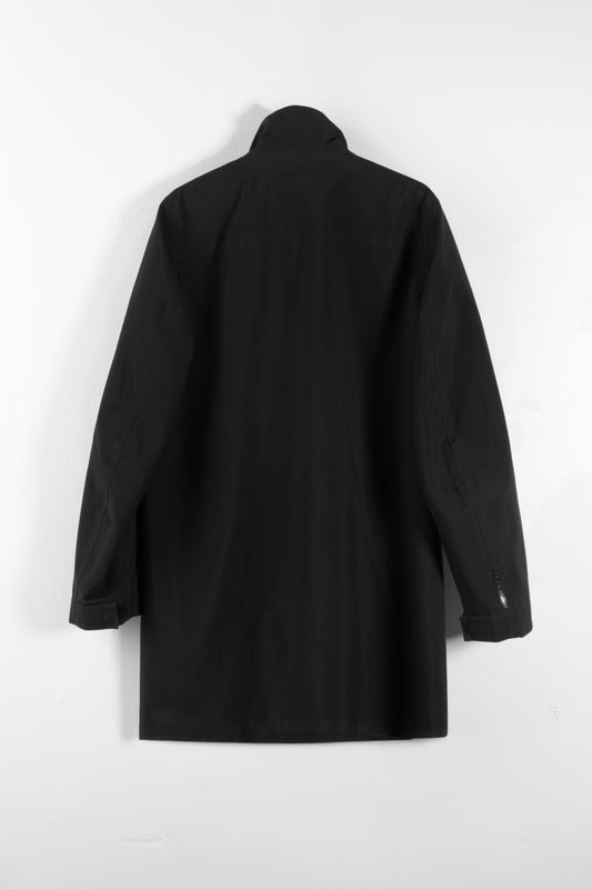 Spolverino Prada in nylon nero da uomo