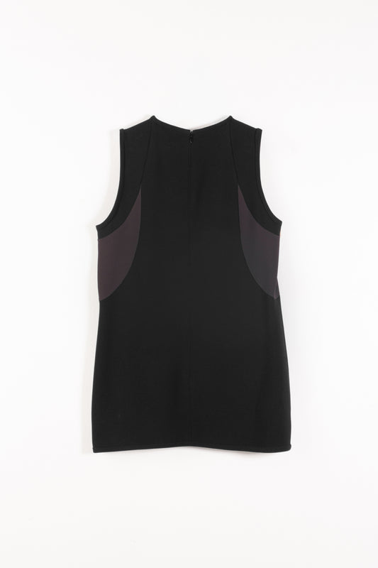 Mini abito nero marrone da donna Miu Miu