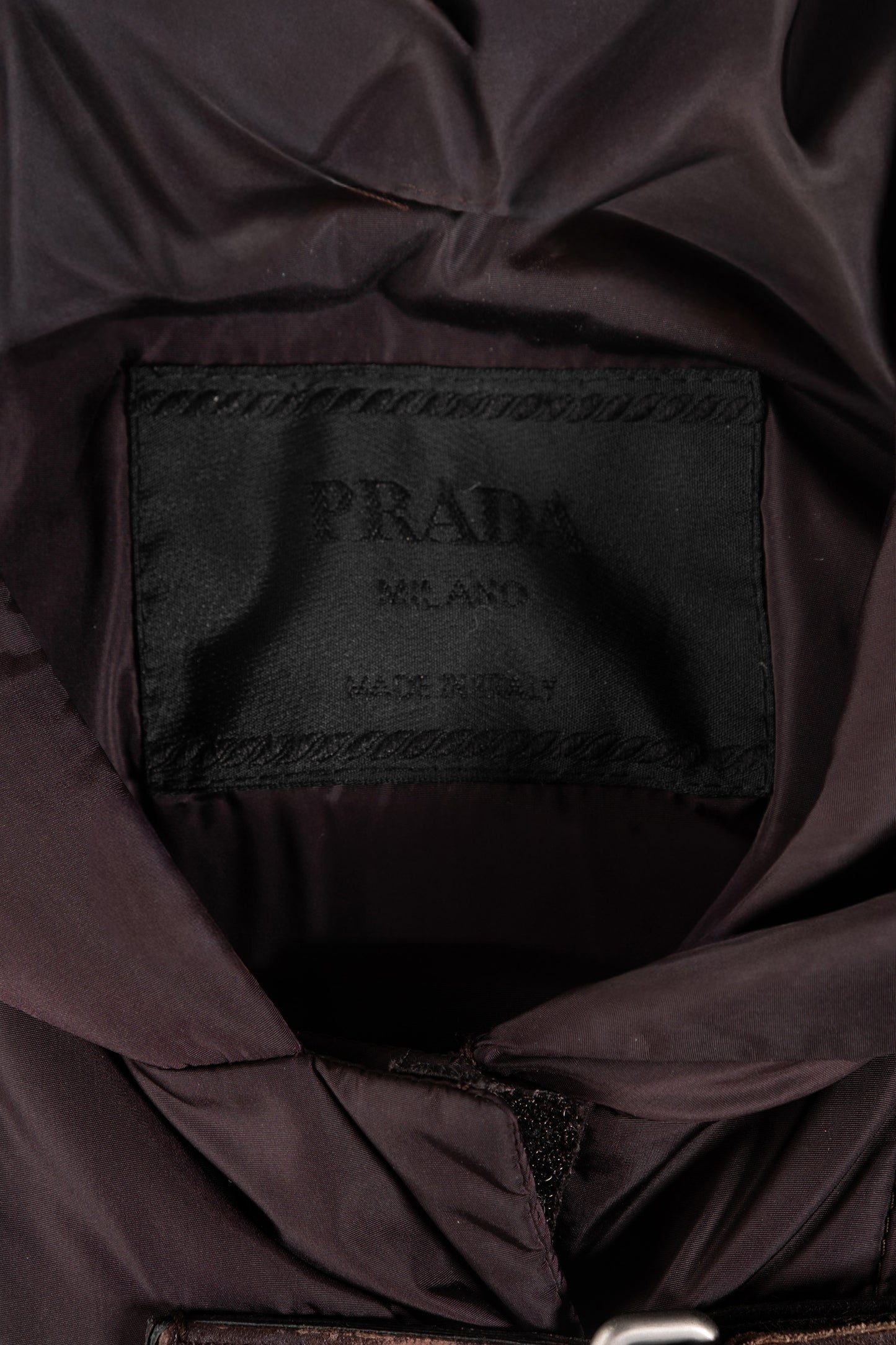 Cappotto in nylon Prada da donna