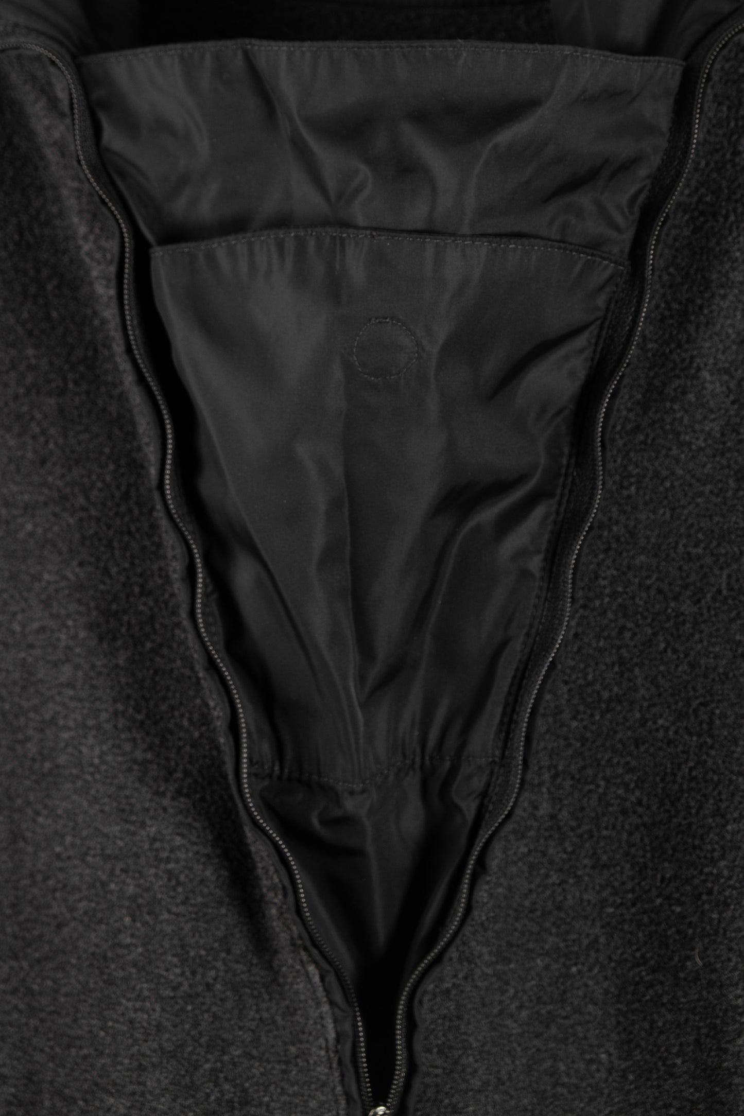 Felpa con cappuccio grigio scuro Prada Linea Rossa da uomo