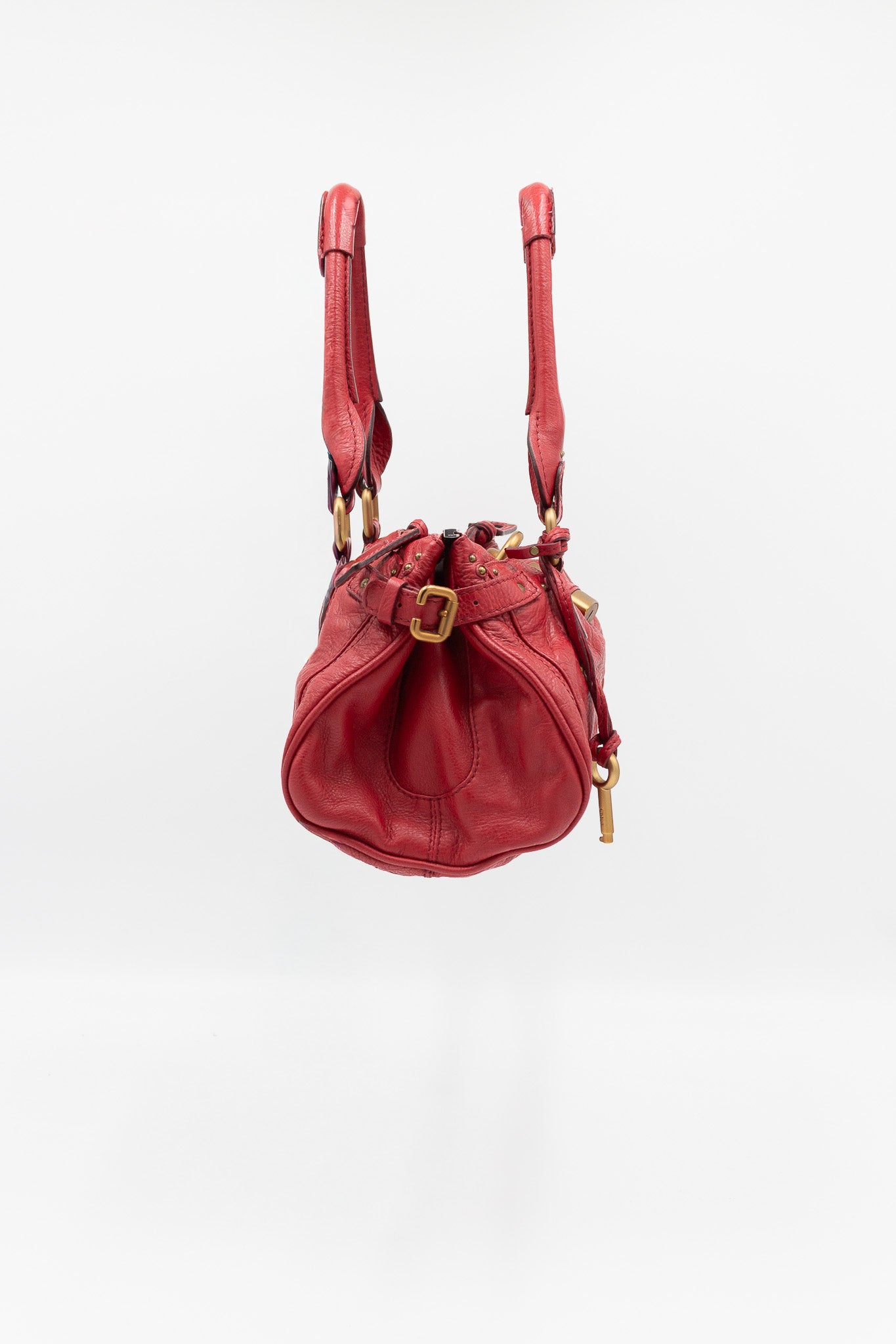 Chloé Paddington Medium in Red Leather