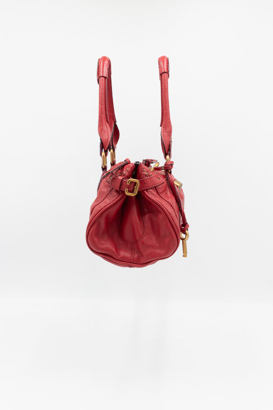 Chloé Paddington Medium in Red Leather