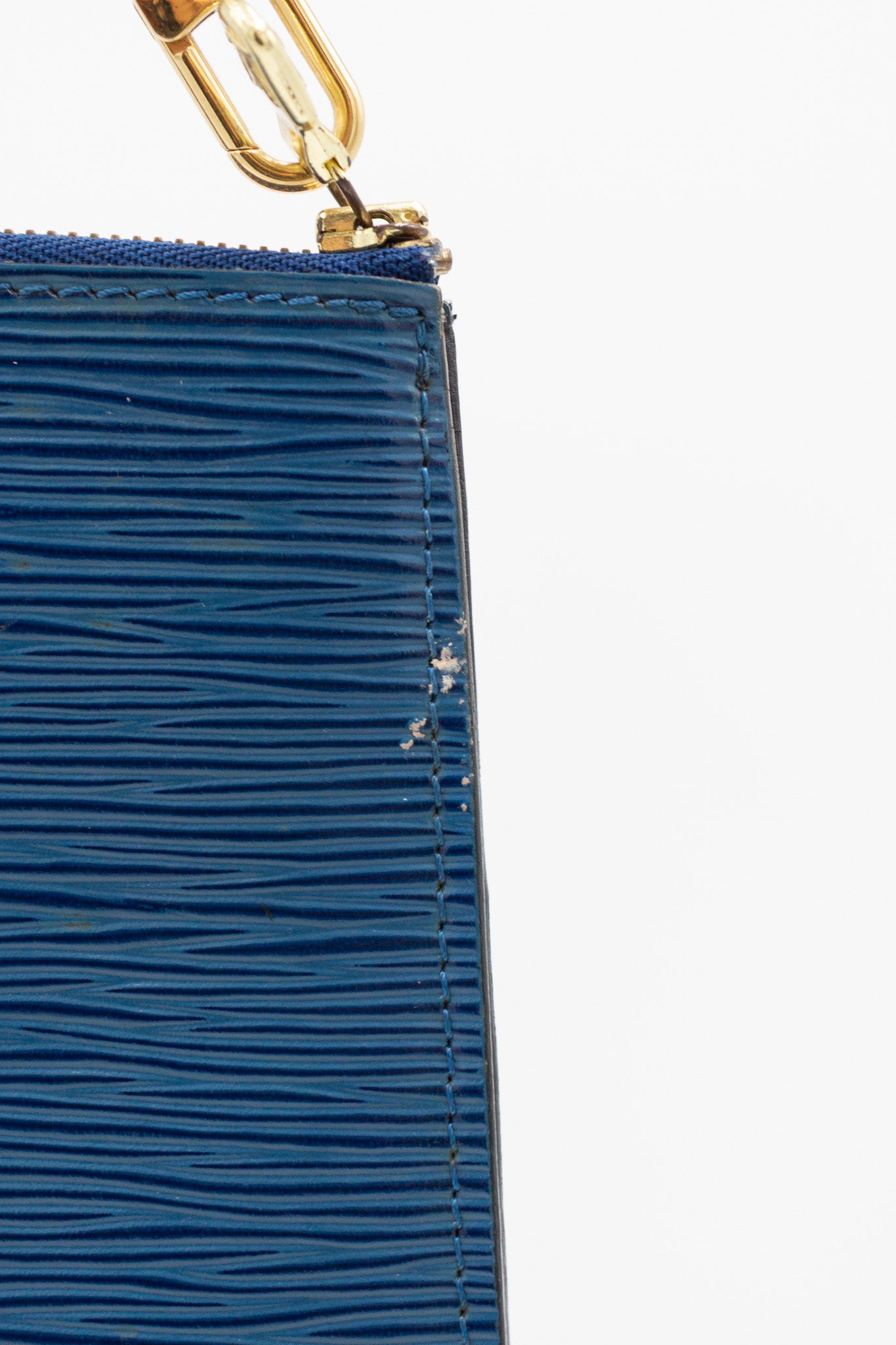 Louis Vuitton Blue Epi Leather Pochette