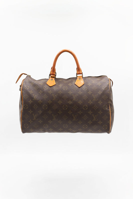 Louis Vuitton Speedy 35 Monogram Canvas Handbag