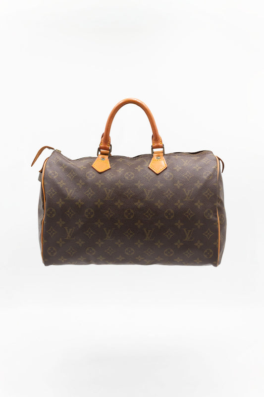 Louis Vuitton Speedy 35 Monogram Canvas Handbag