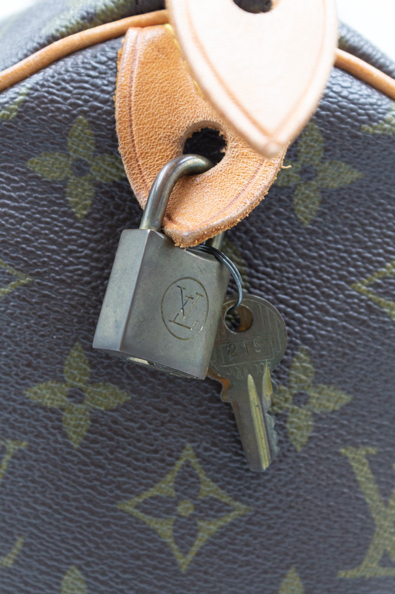 Louis Vuitton Speedy 35 Monogram Canvas Handbag