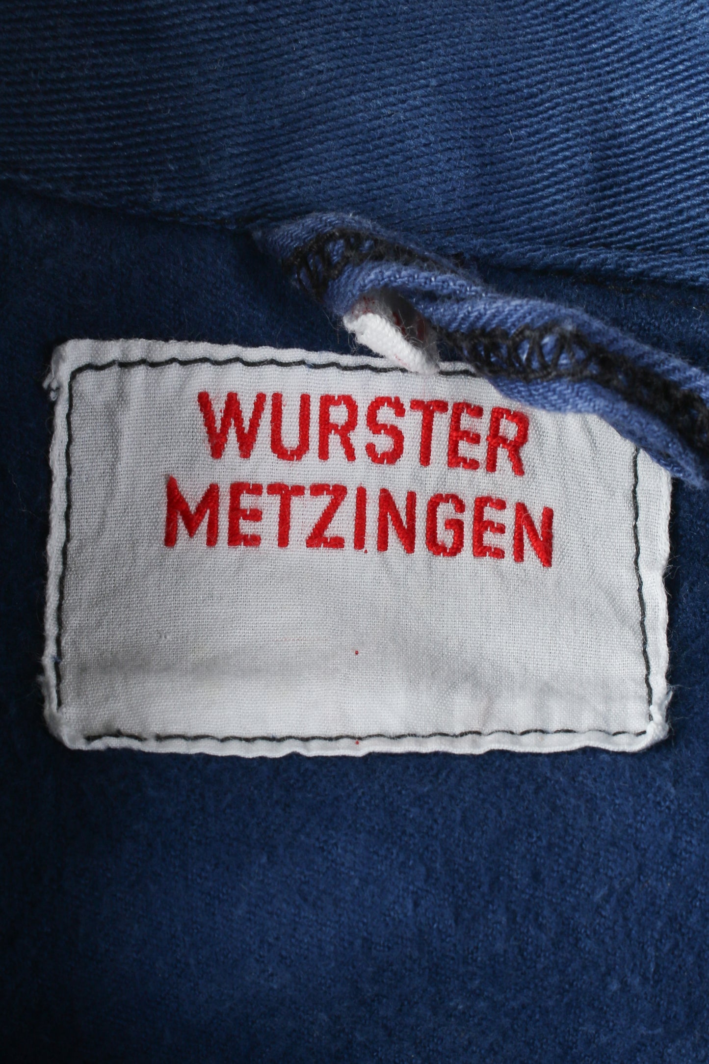 Camicia da lavoro blu Wurster Metzingen