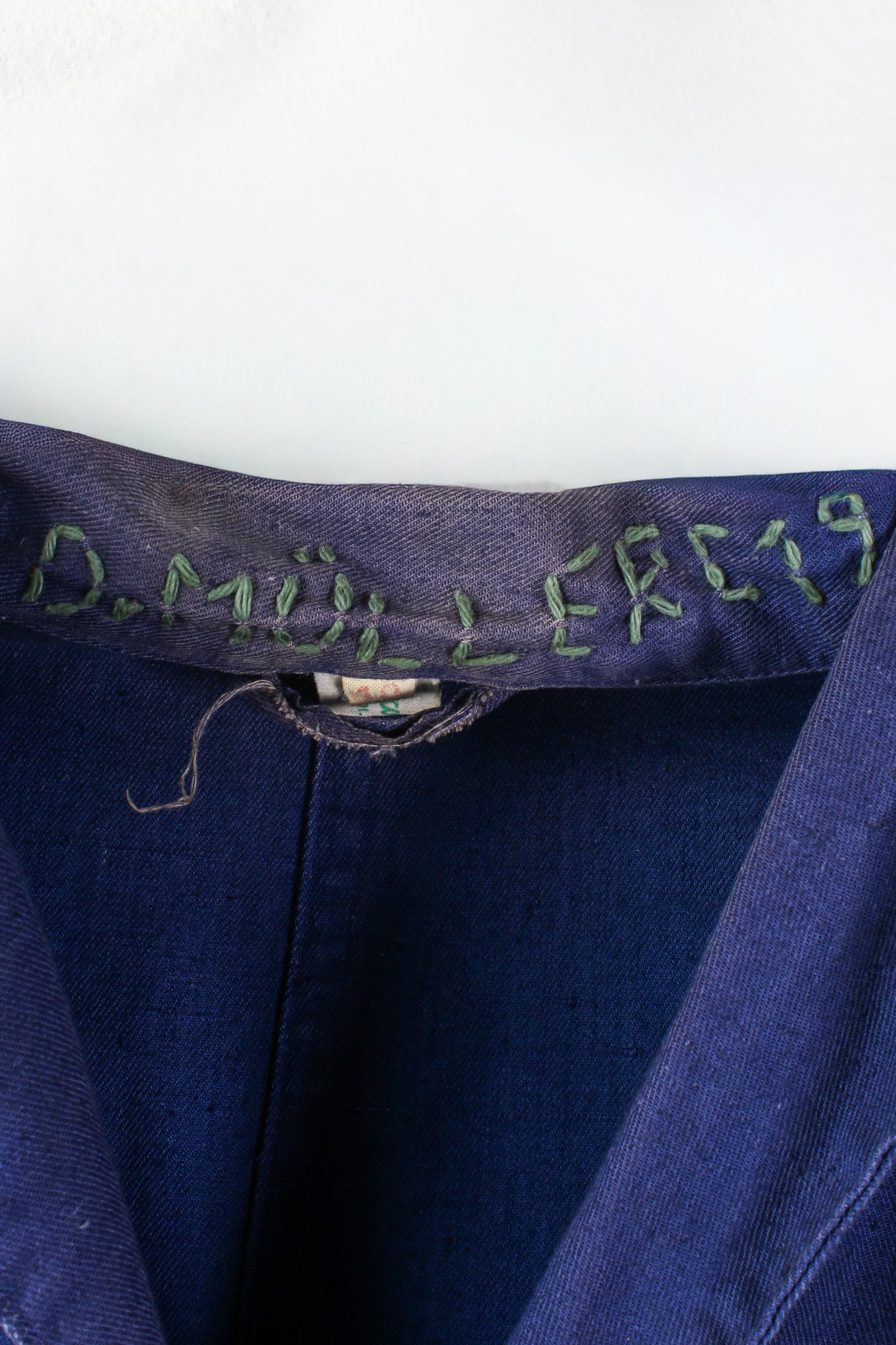 Vintage Blue Work Dust Coat