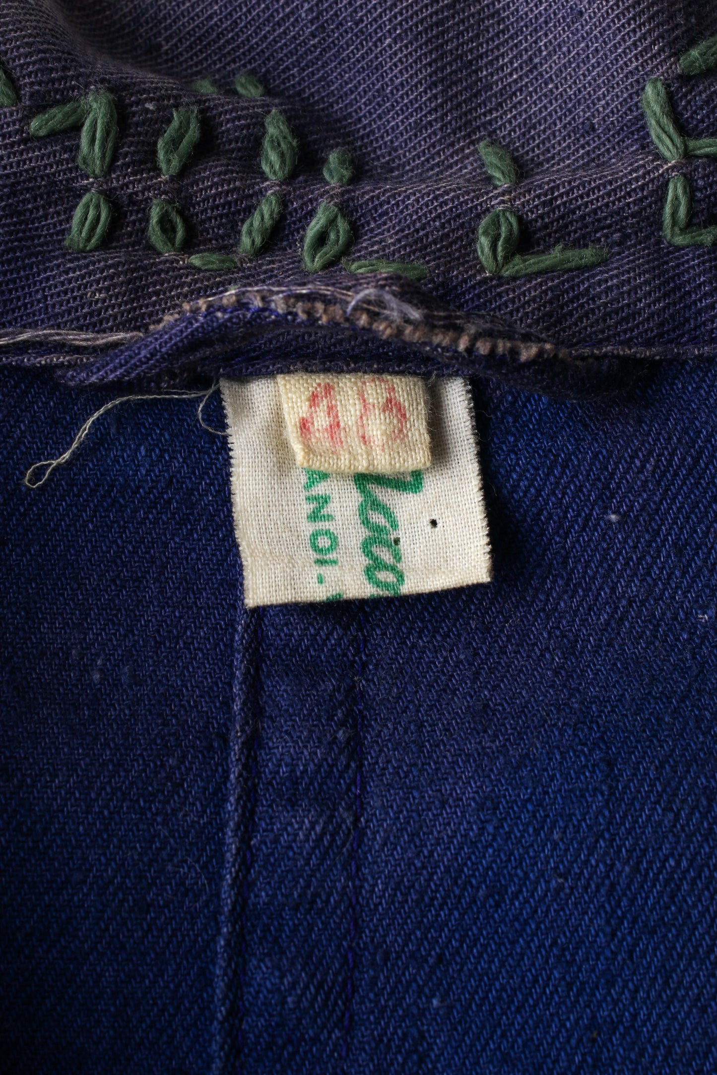 Vintage Blue Work Dust Coat