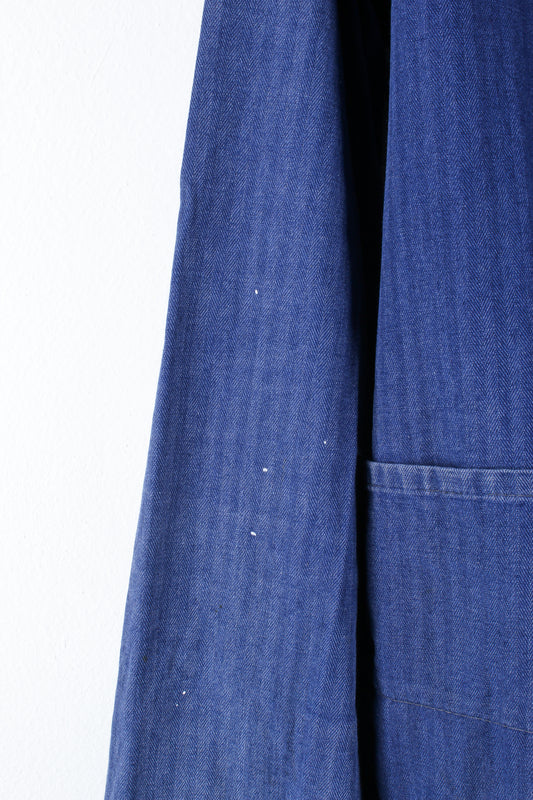 Twill Herringbone Cotton Chore Jacket