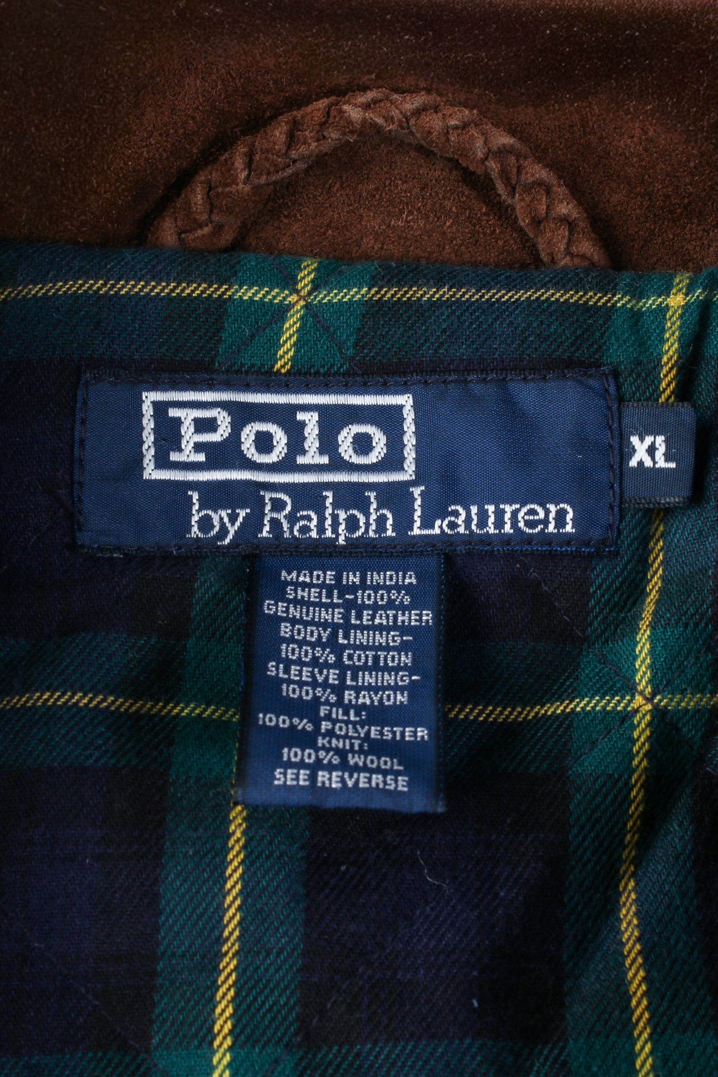 Ralph Lauren Brown Leather Jacket