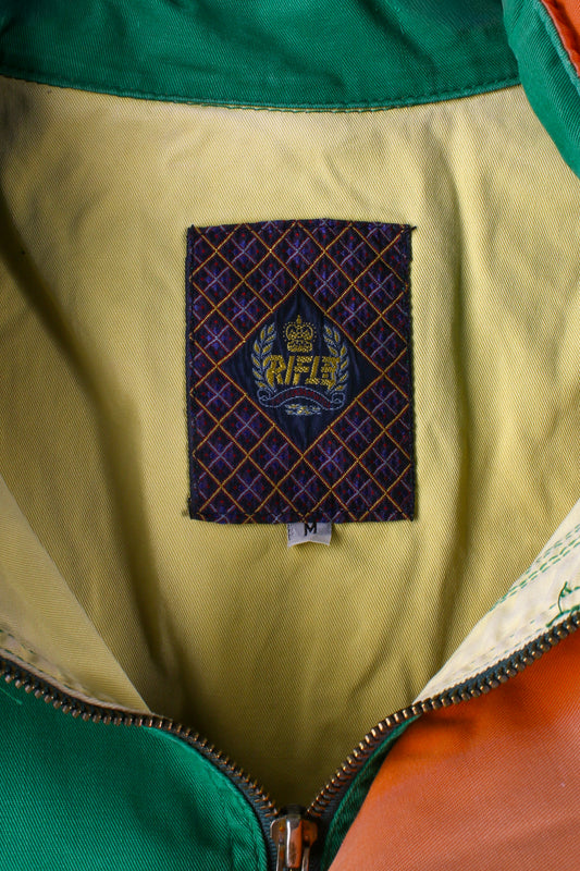 Giacca Rifle in cotone verde e arancione