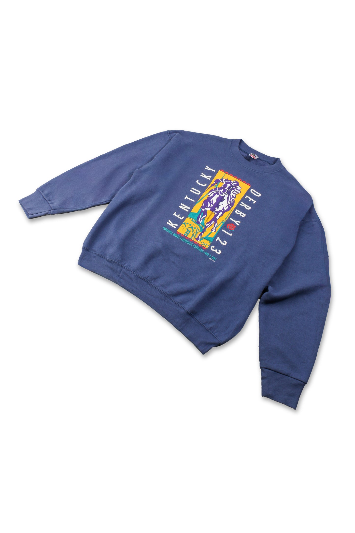 Kentucky Derby 123 Crewneck Sweatshirt Made in USA