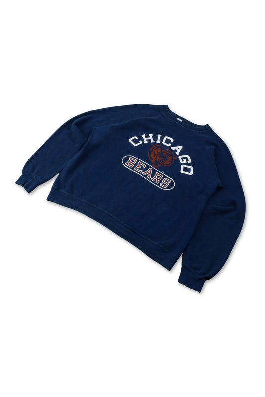 Felpa girocollo blu navy dei Chicago Bears
