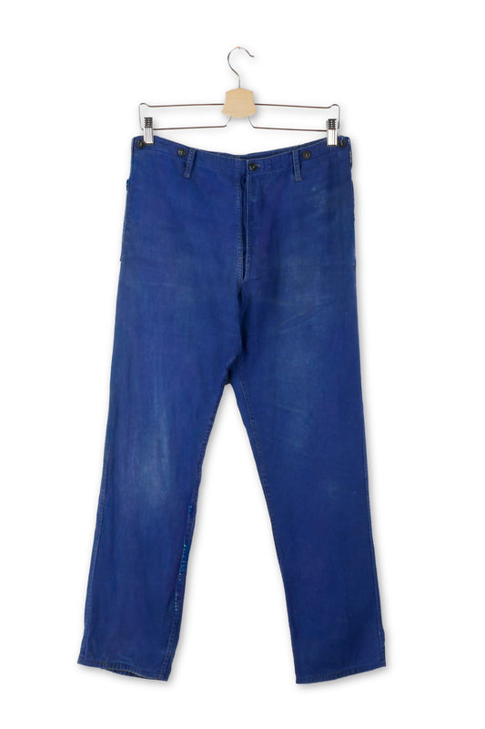 Pantaloni da lavoro vintage blu