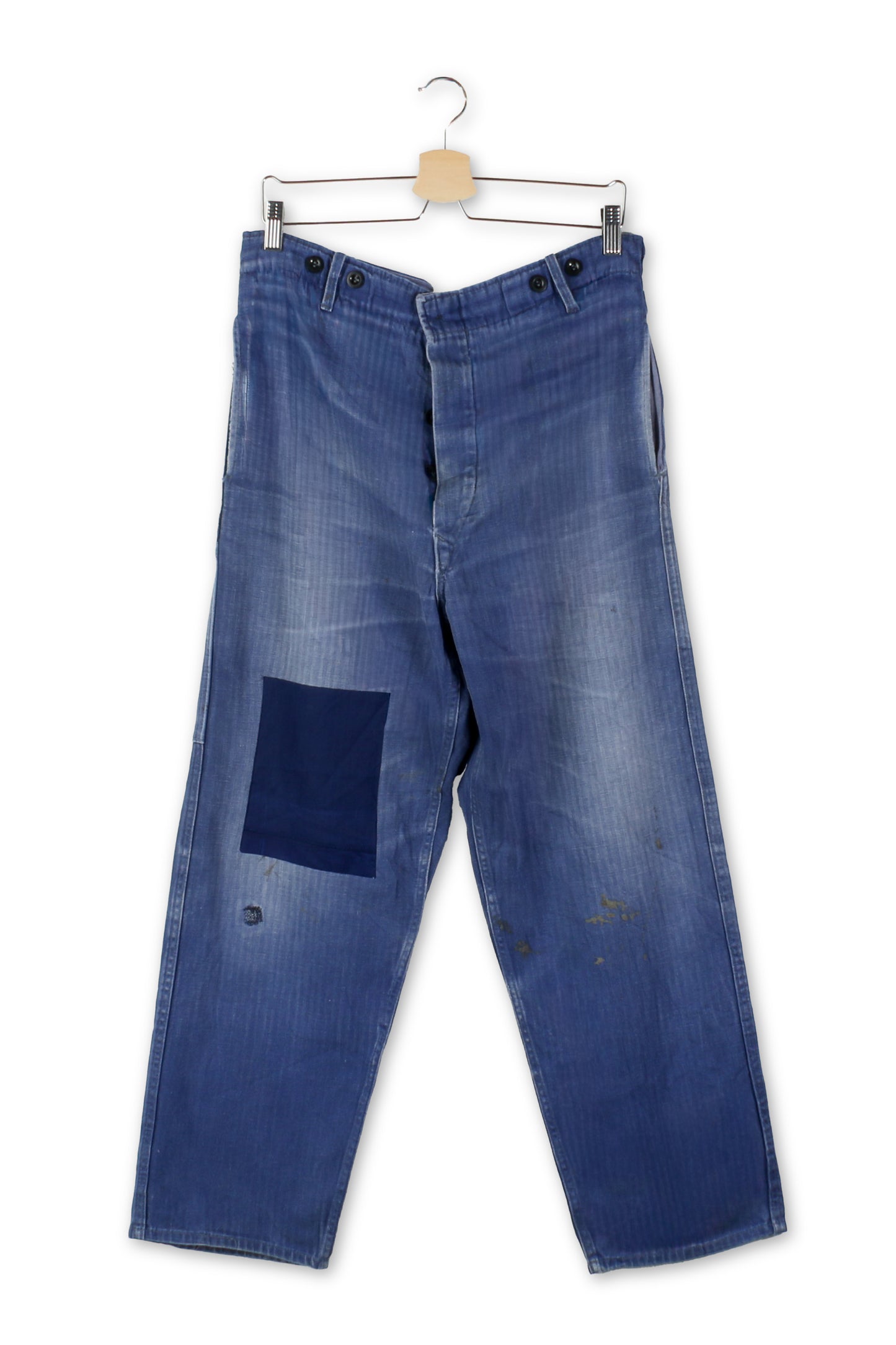 Herringbone Twill Cotton Chore Trousers