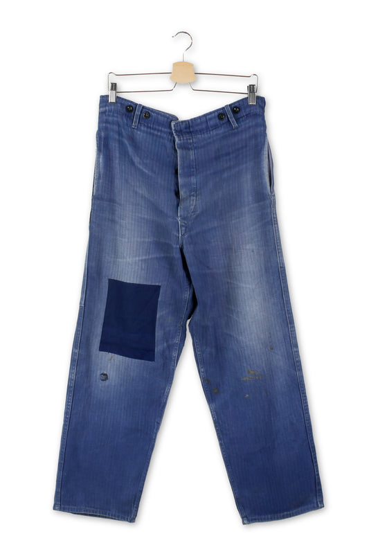 Pantaloni da lavoro a spina di pesce 