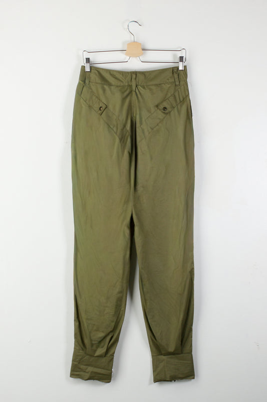 Women's King One Green Cotton Pants