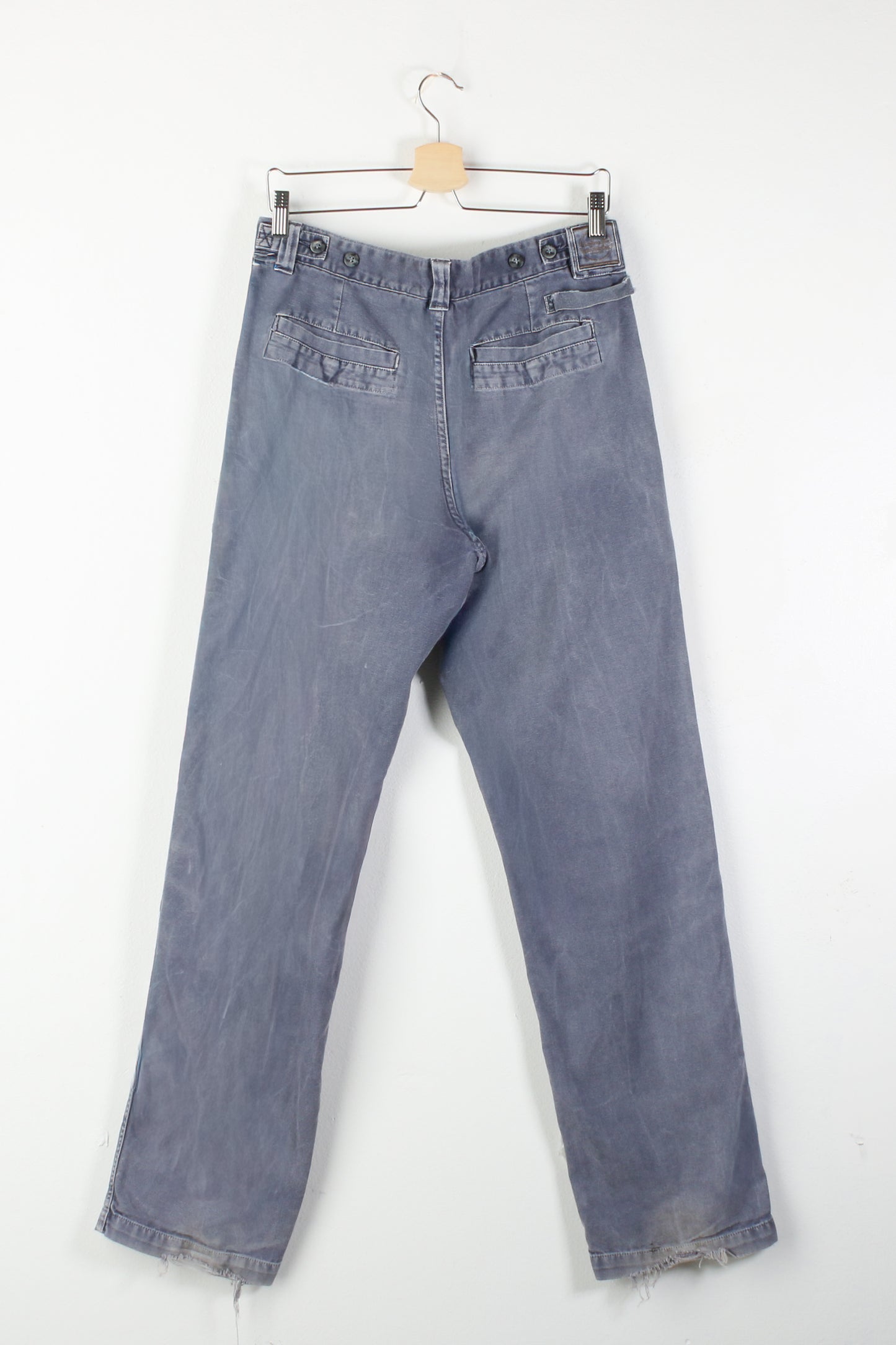 Cargo in cotone slavato azzurro Murphy & Nye