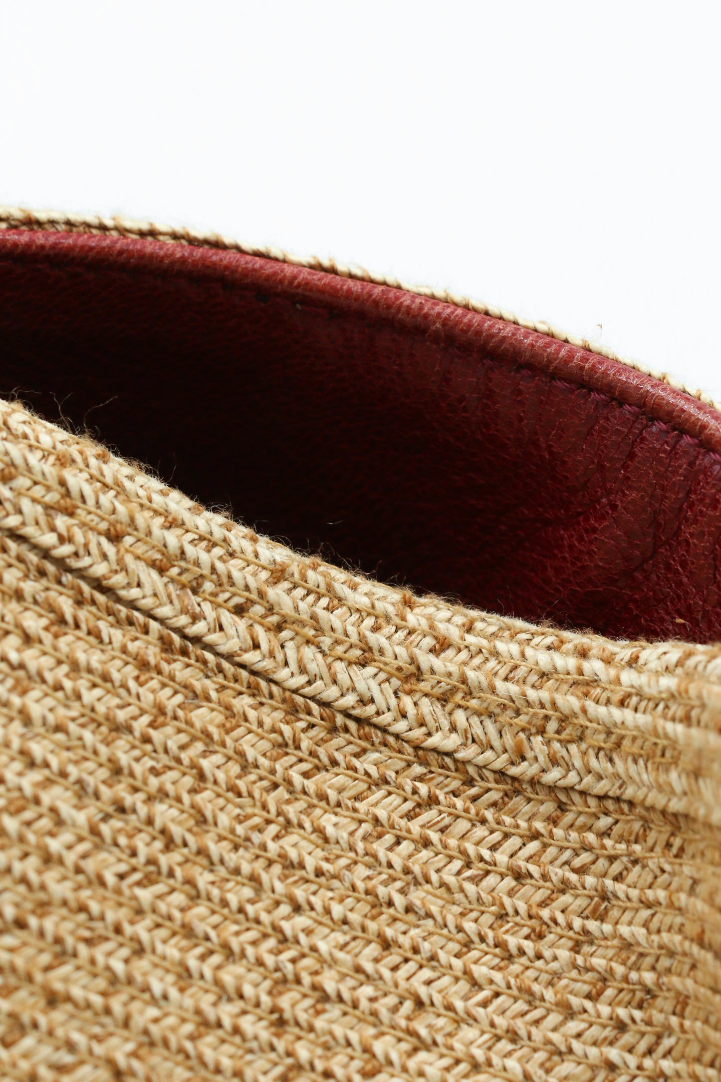 Borsa a tracolla Fendi in rafia rossa