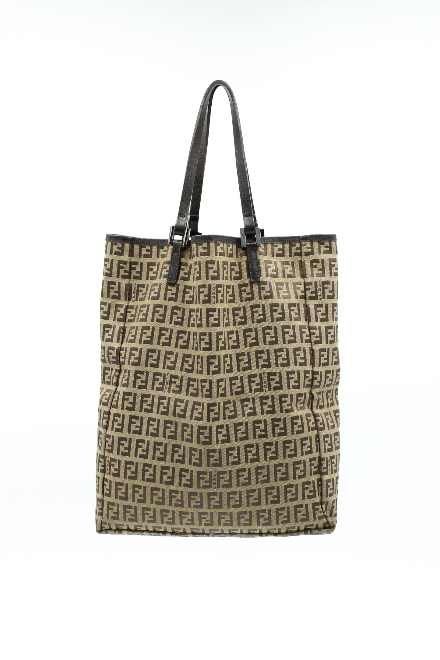 Fendi Zucca Tote Bag Canvas & Leather