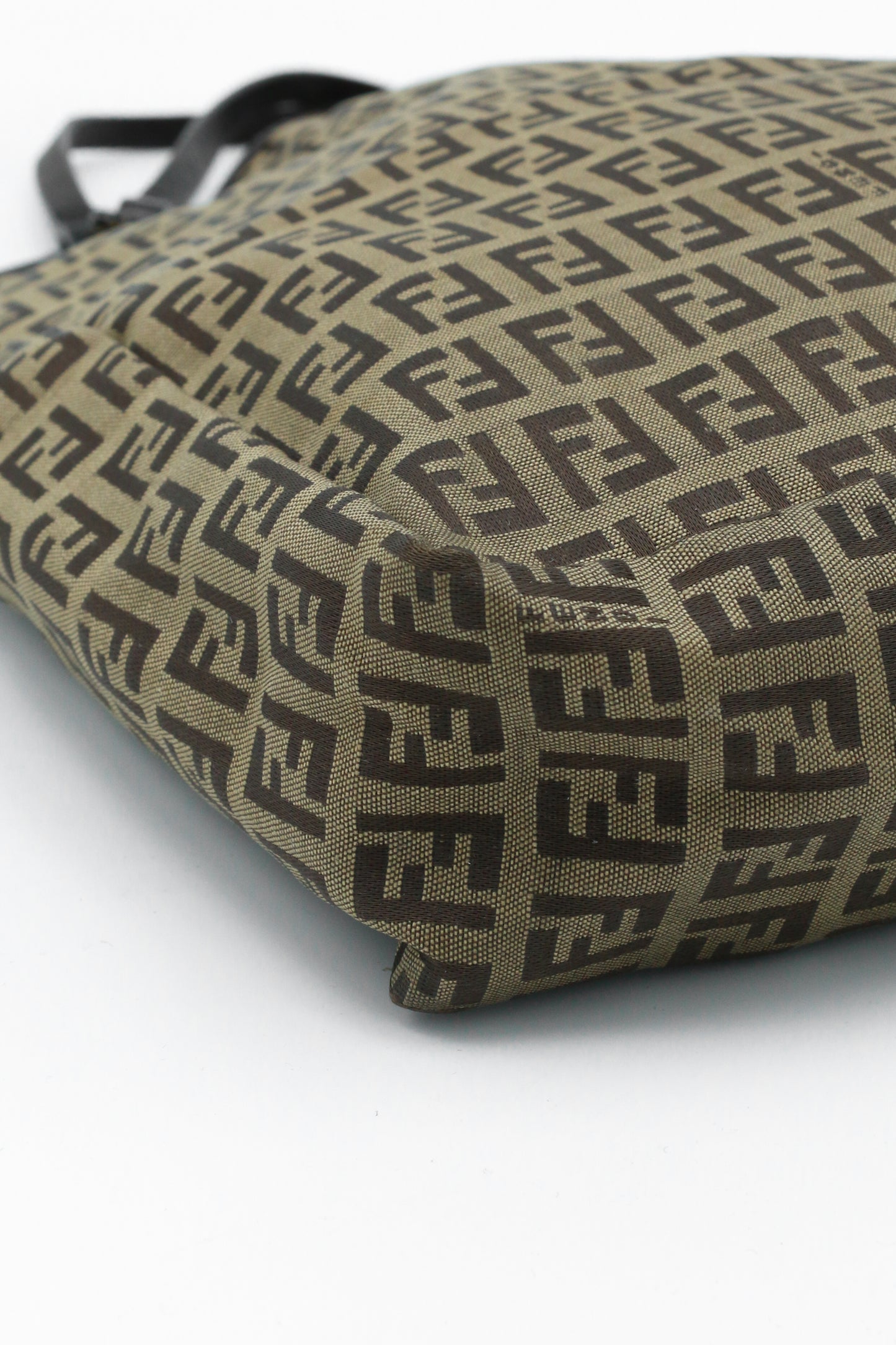 Fendi Zucca Tote Bag Canvas & Leather