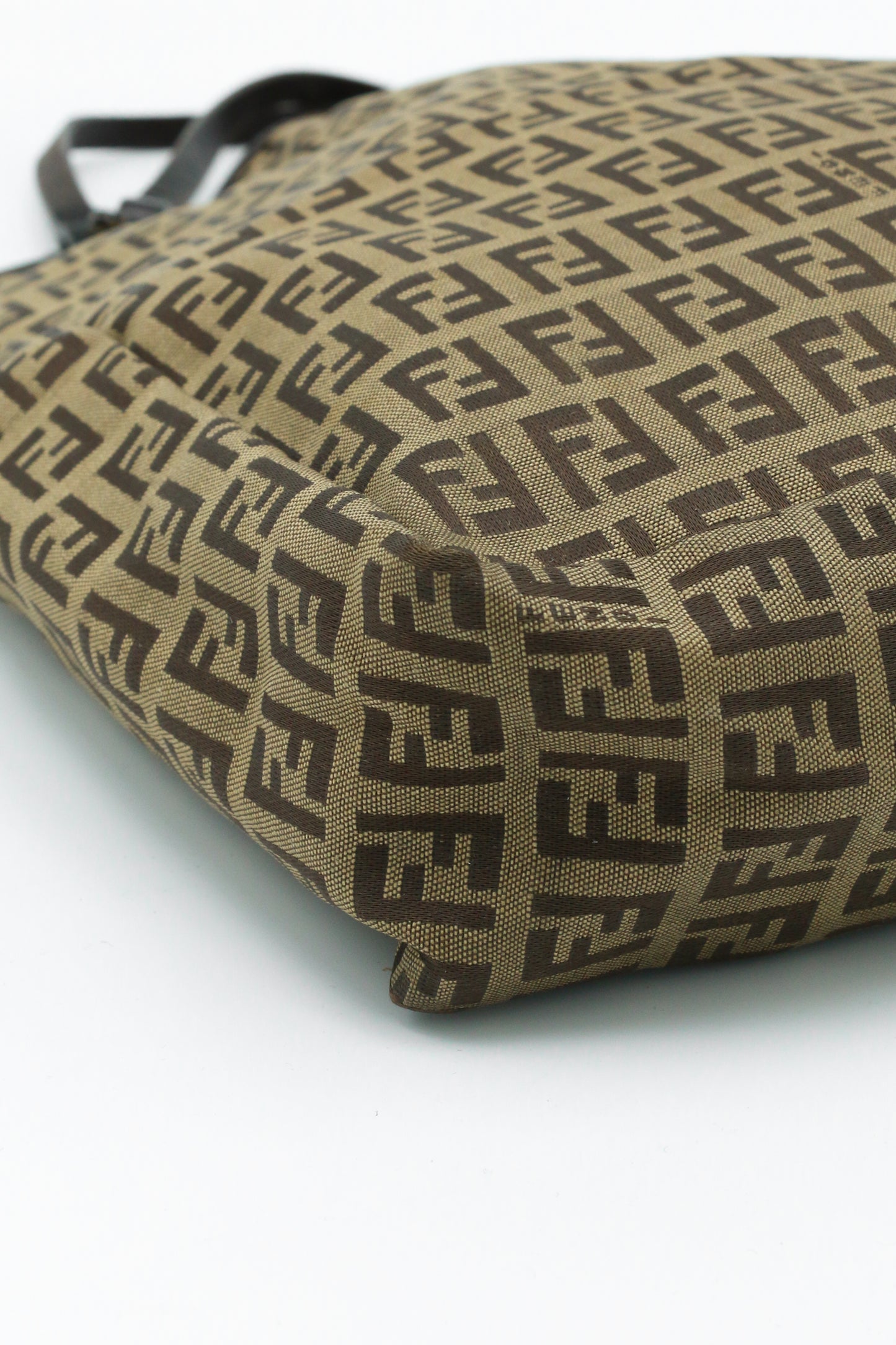 Fendi Zucca Tote Bag Canvas & Leather