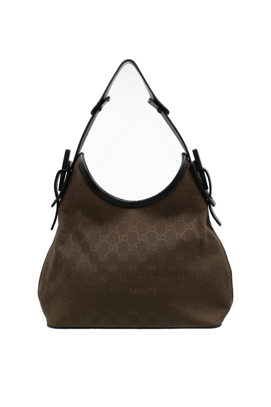 Borsa a tracolla Gucci GG Canvas marrone