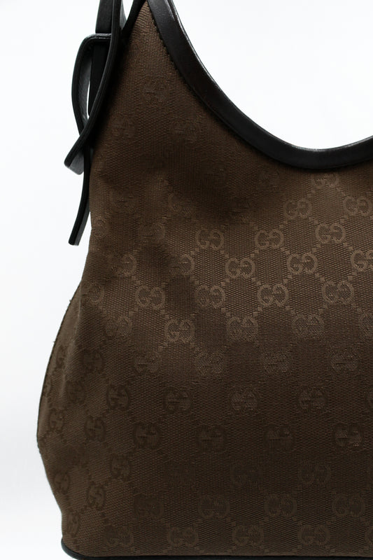 Borsa a tracolla Gucci GG Canvas marrone