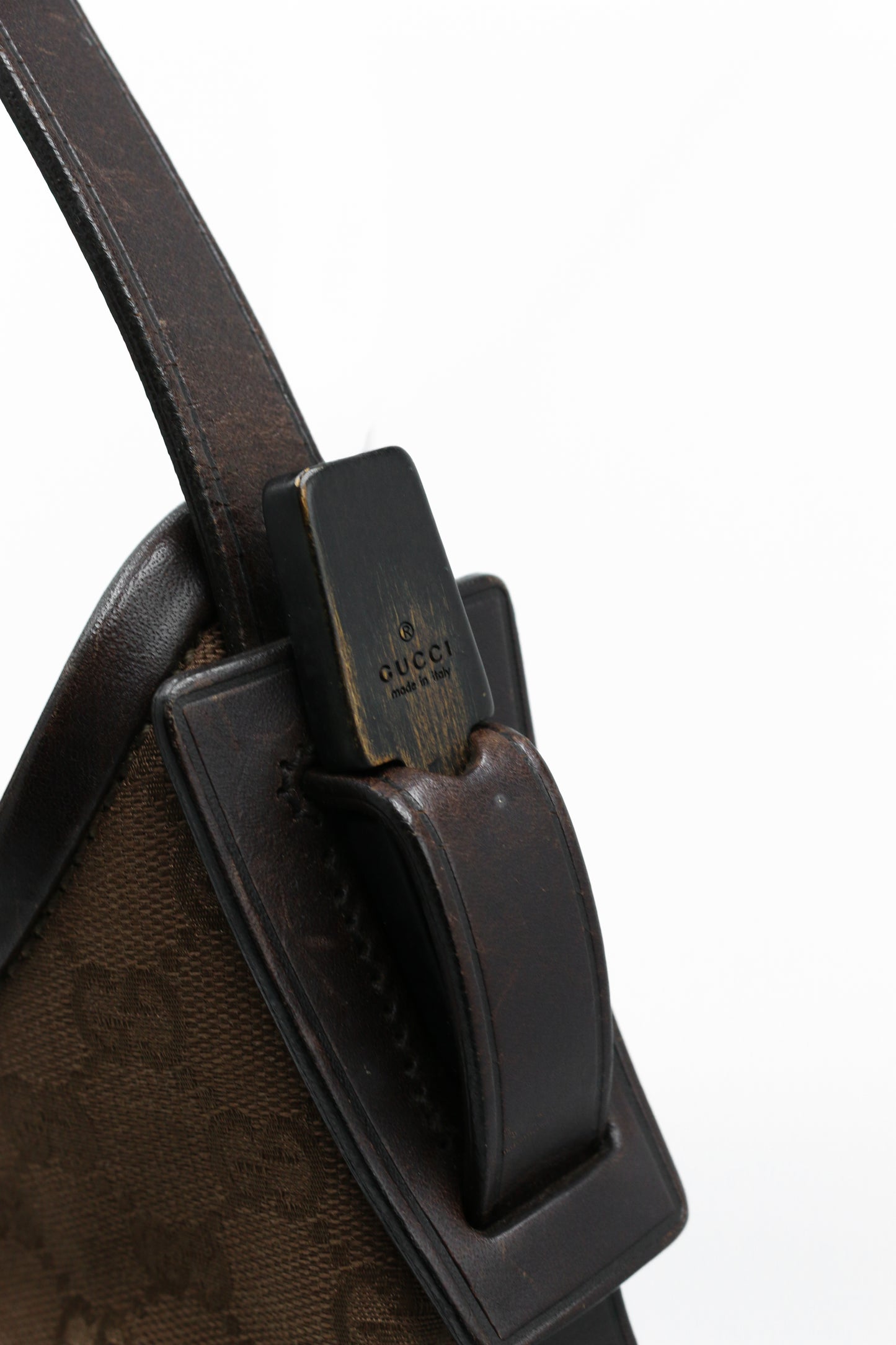 Borsa a tracolla Gucci GG Canvas marrone