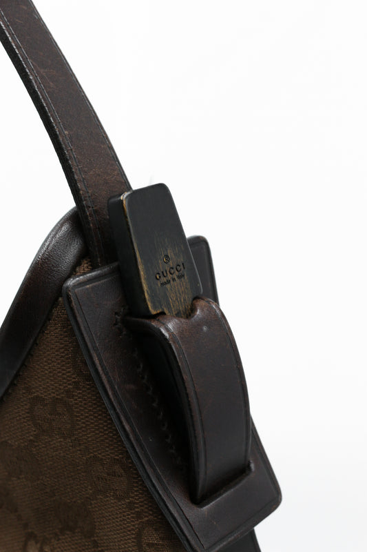 Borsa a tracolla Gucci GG Canvas marrone
