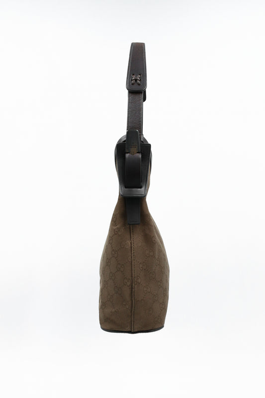 Borsa a tracolla Gucci GG Canvas marrone
