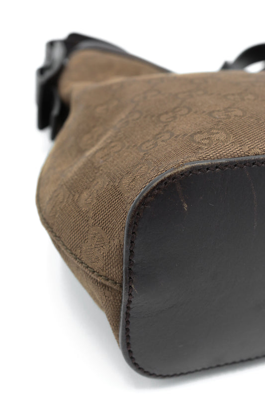 Borsa a tracolla Gucci GG Canvas marrone
