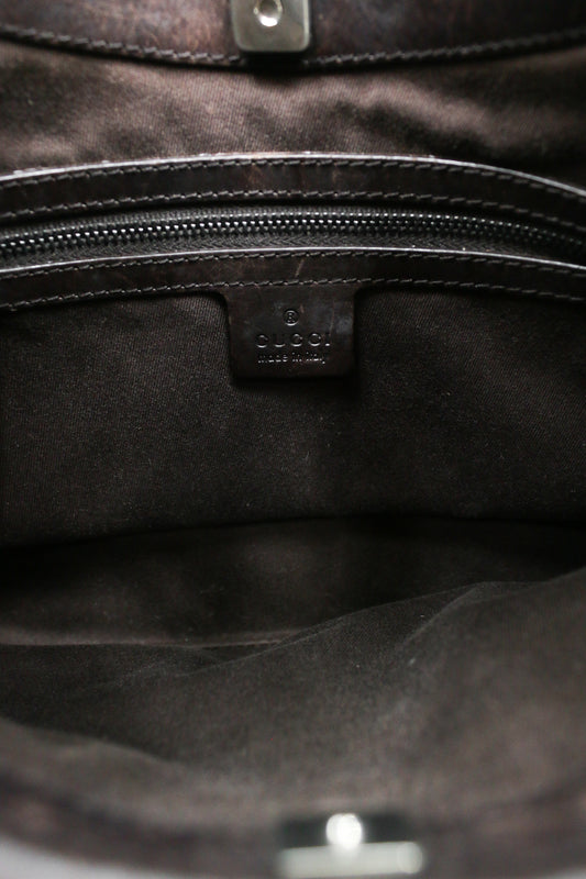 Borsa a tracolla Gucci GG Canvas marrone