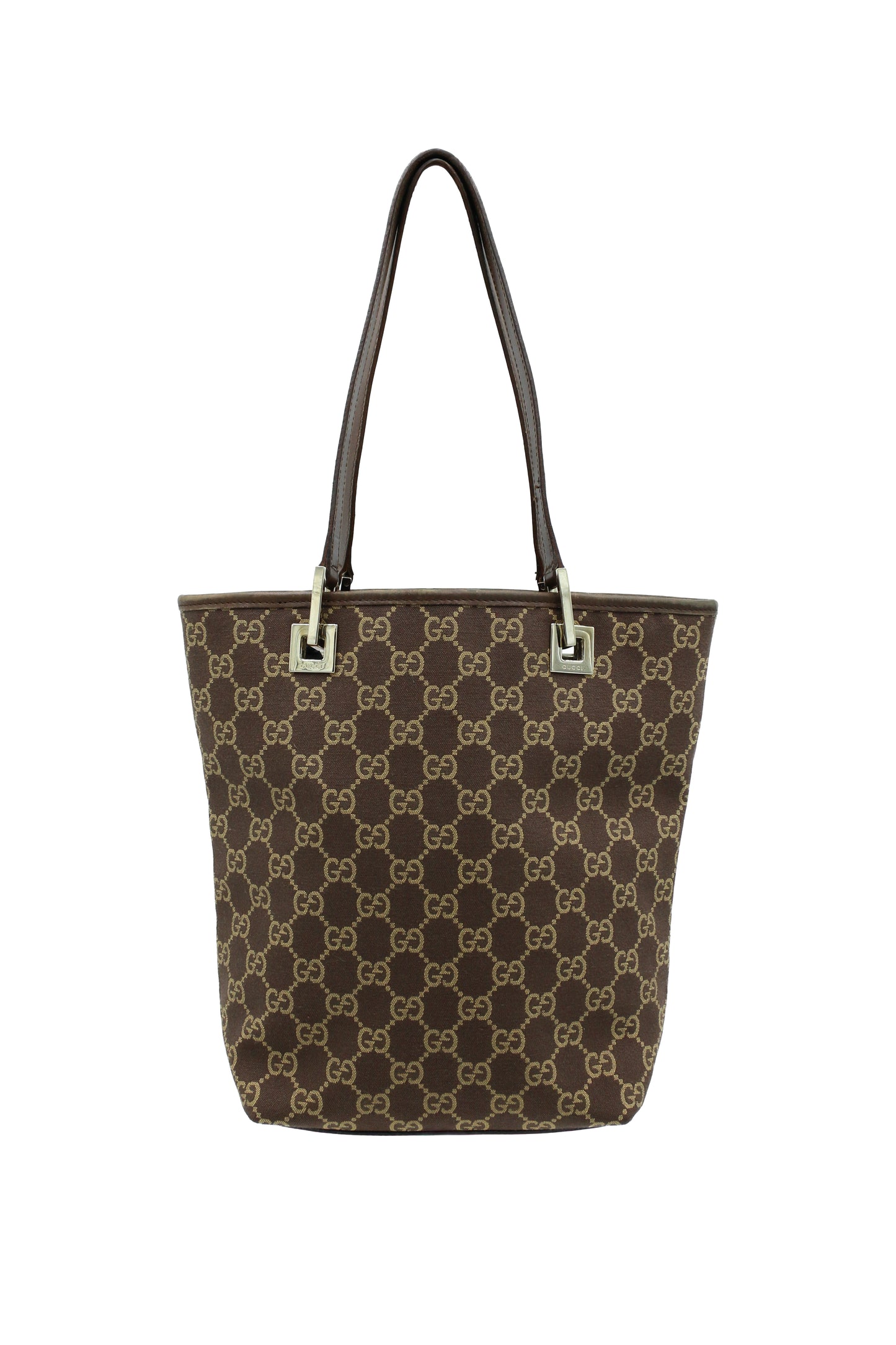 Gucci GG Canvas Tote Bag Brown