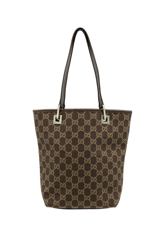 Borsa tote Gucci GG Canvas marrone