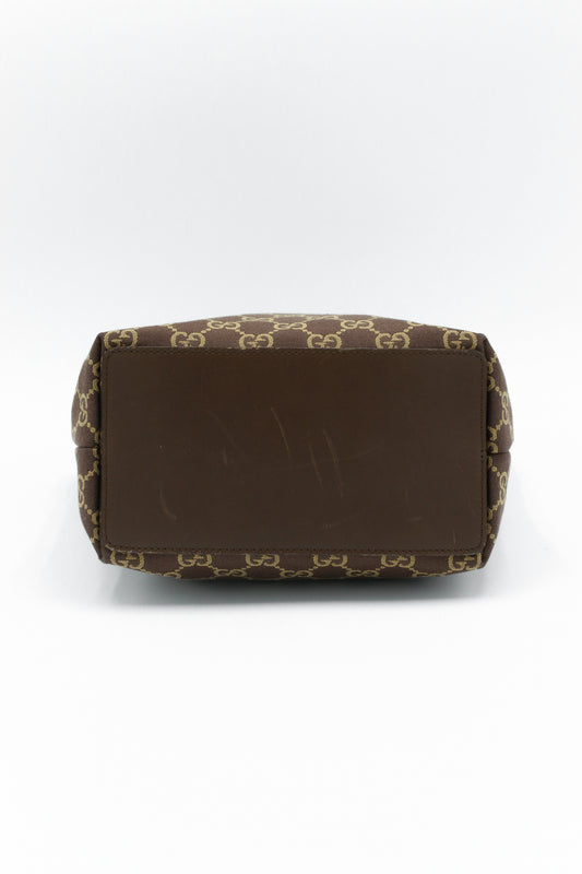 Gucci GG Canvas Tote Bag Brown