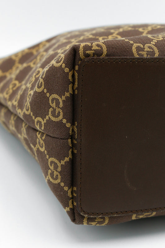 Gucci GG Canvas Tote Bag Brown