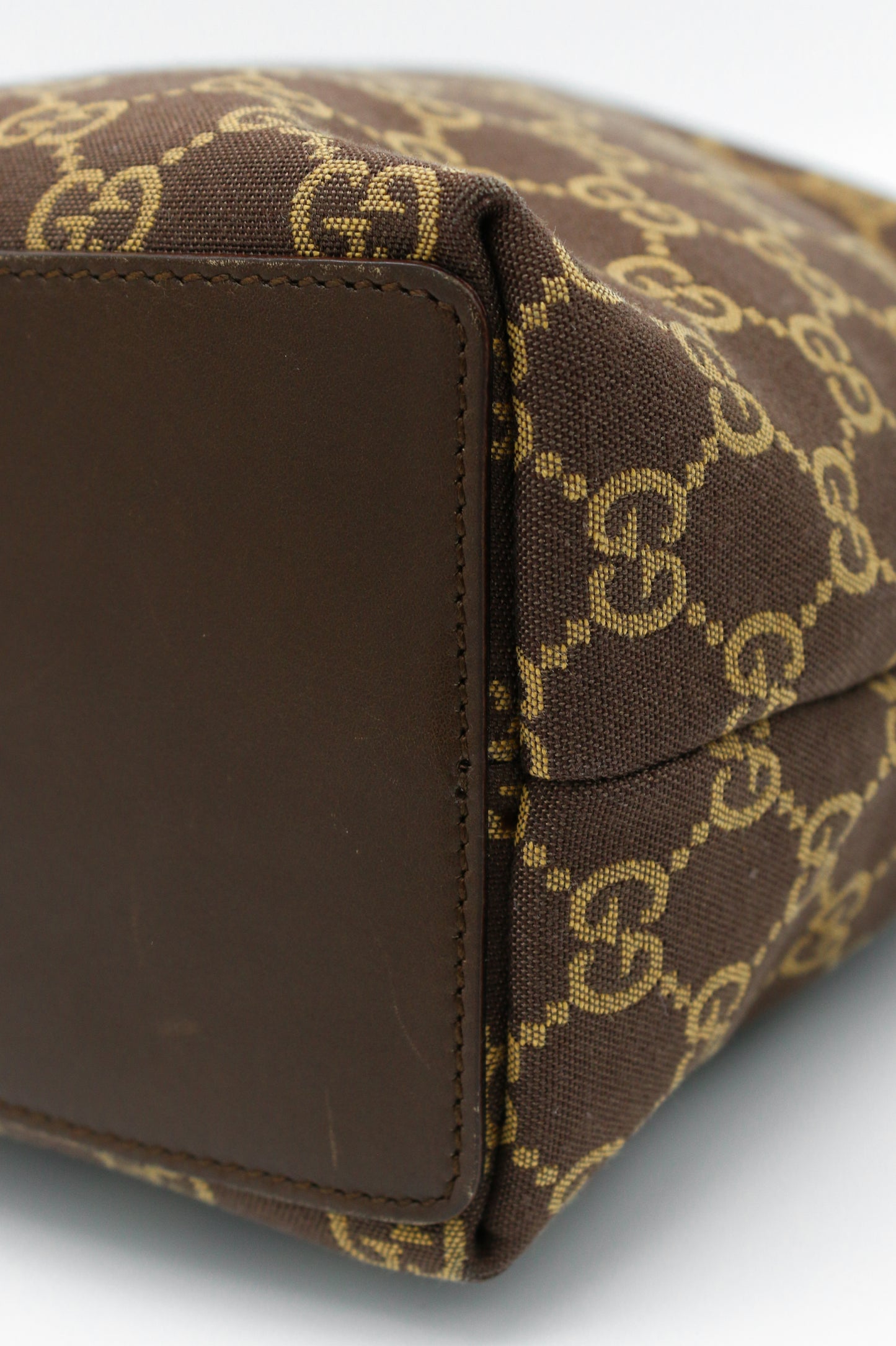 Gucci GG Canvas Tote Bag Brown