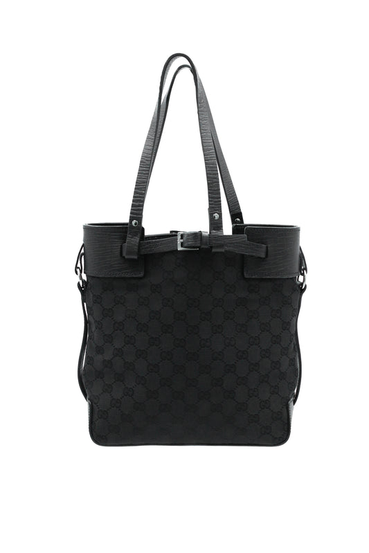 Borsa a tracolla Gucci GG Canvas nera