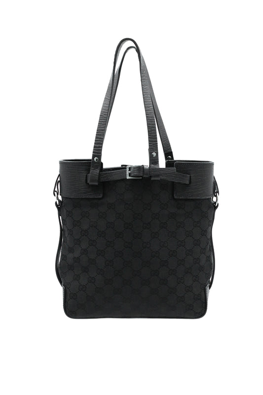 Borsa a tracolla Gucci GG Canvas nera