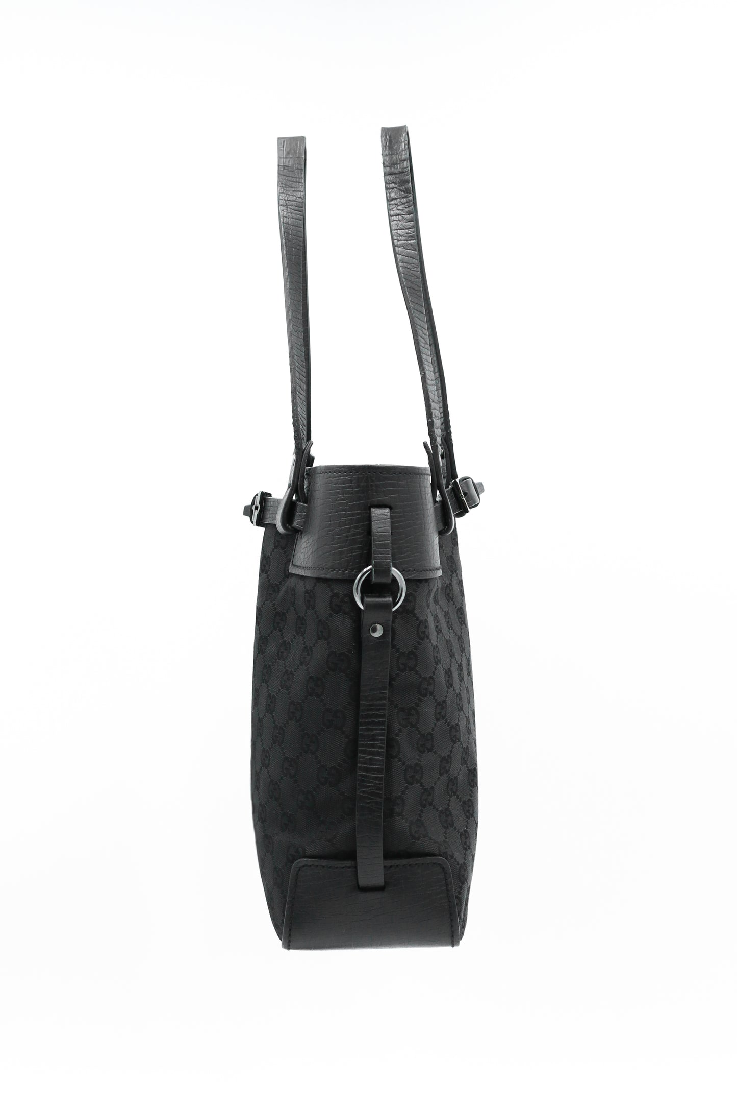 Borsa a tracolla Gucci GG Canvas nera