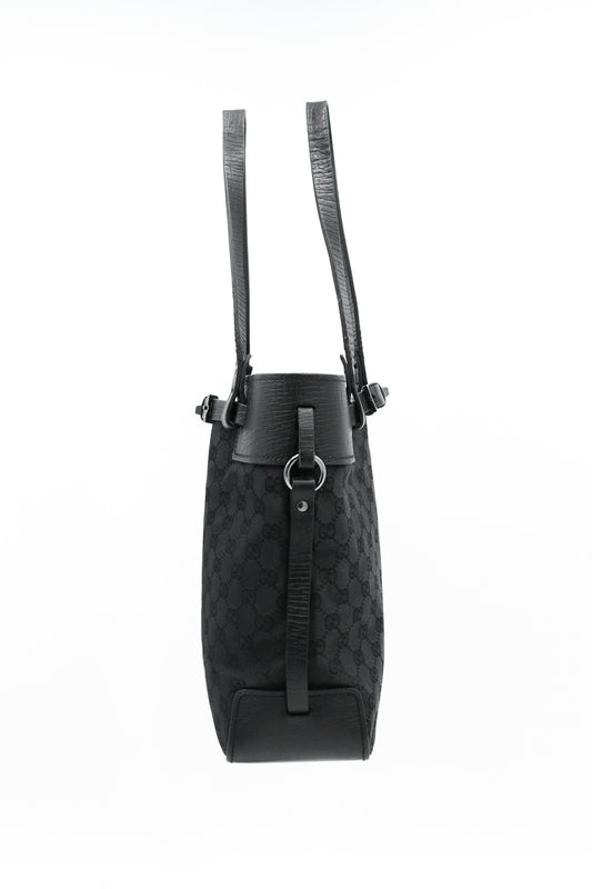 Borsa a tracolla Gucci GG Canvas nera