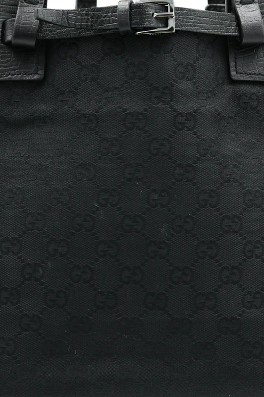 Borsa a tracolla Gucci GG Canvas nera