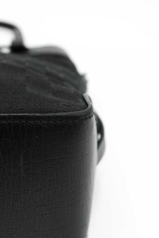 Borsa a tracolla Gucci GG Canvas nera